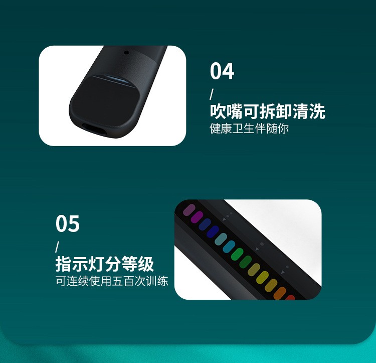 呼吸训练器肺活量测试仪S3