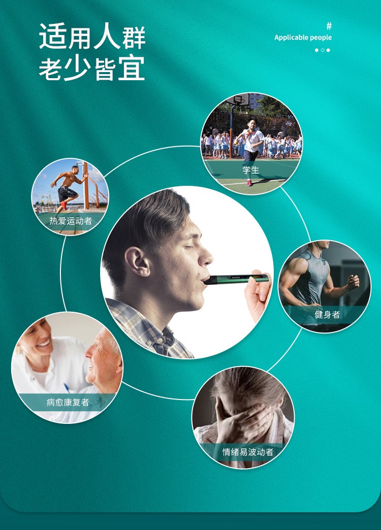 呼吸训练器肺活量测试仪S3